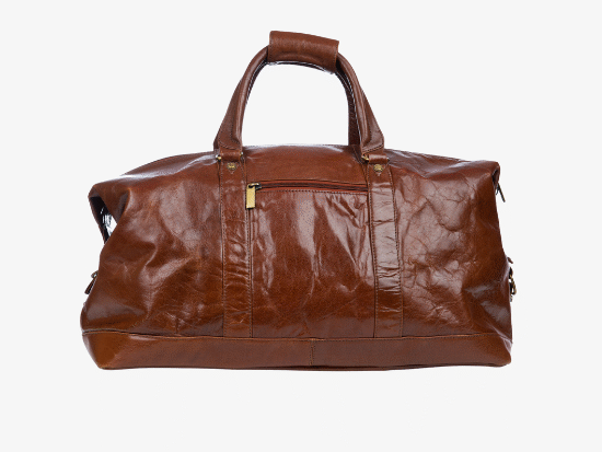Leather Duffle Bag 24-Inch — Handmade Travel Case