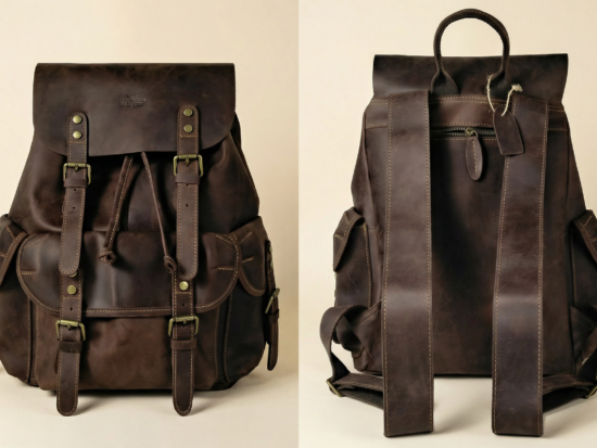 حقيبة ظهر بنية محسّنة