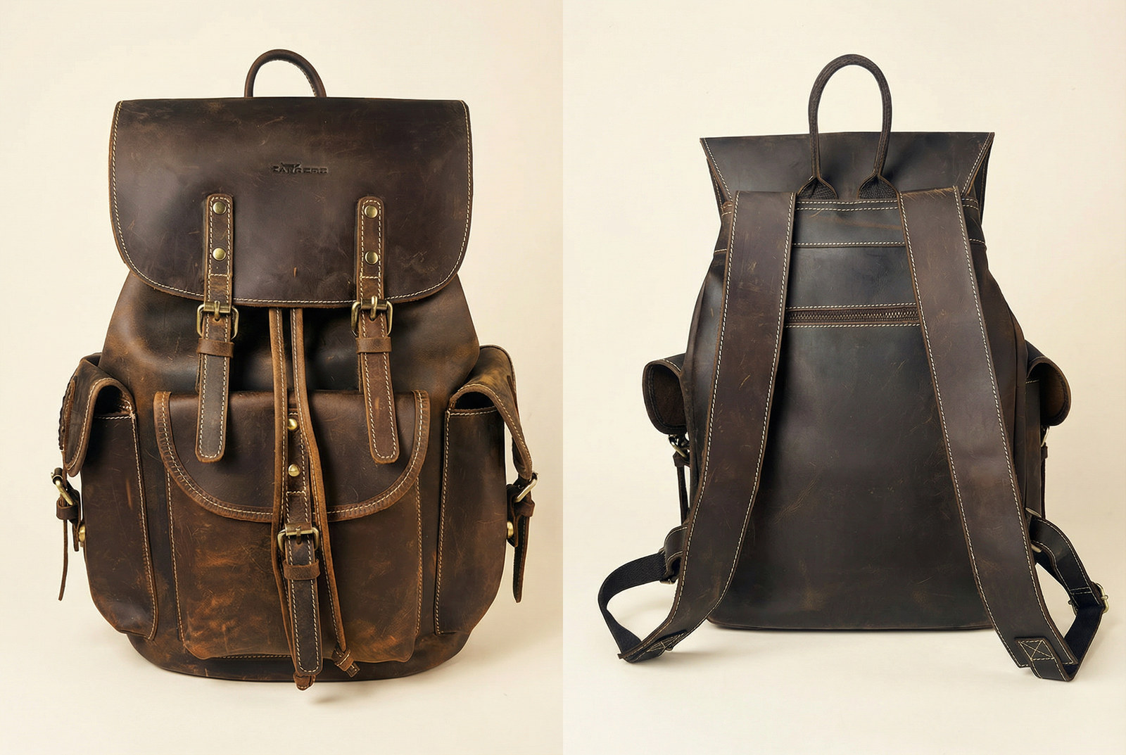 حقيبة ظهر بنية محسّنة الإصدار 2